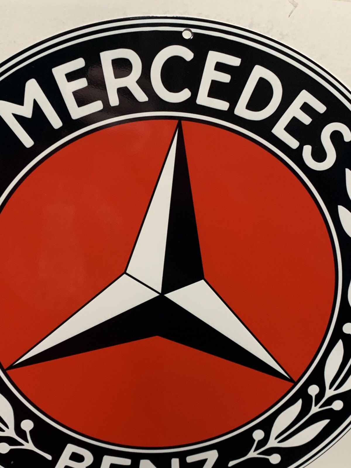Vintage Style Mercedes Benz Sales Service Heavy Steel Metal Quality Sign