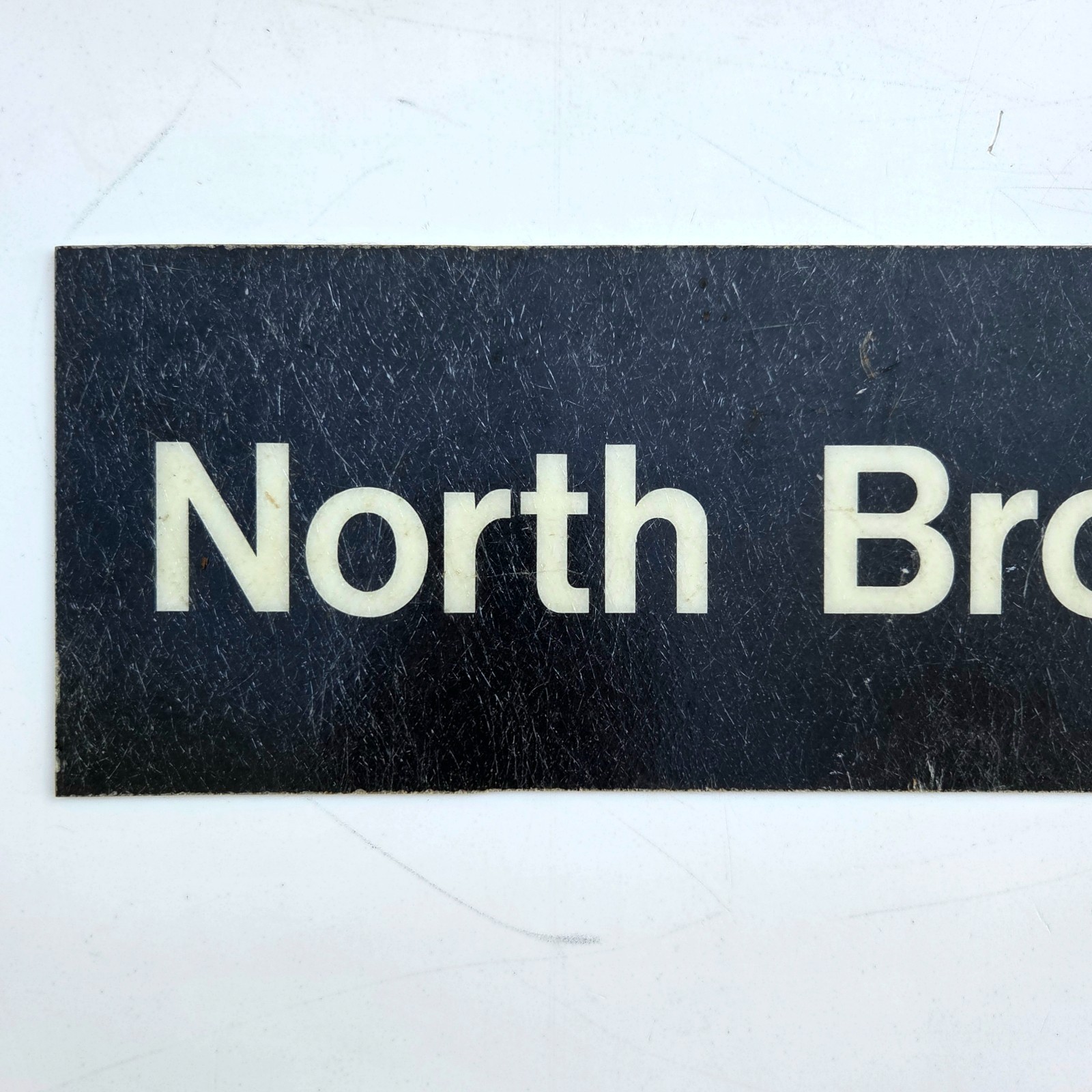 Vtg Septa Sign 30th St Station North Broad Street Double Sided Railroad Subway