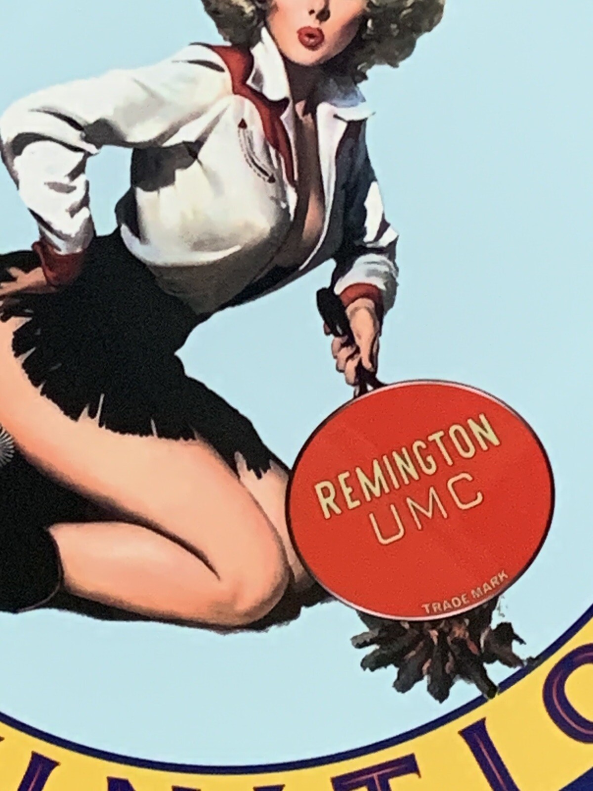 Vintage Style remington umc ammunition Heavy Steel Metal Quality Sign