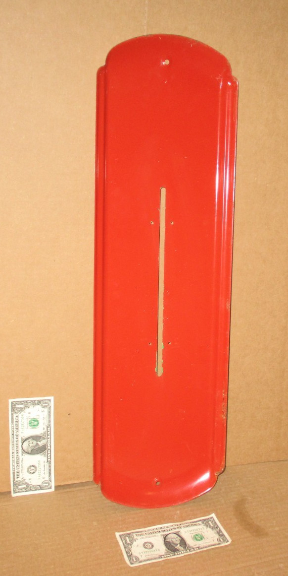 THERMOMETER SIGN BODY – VINTAGE TIN – From CLOSED THERMOMETER CO. – Not Finished