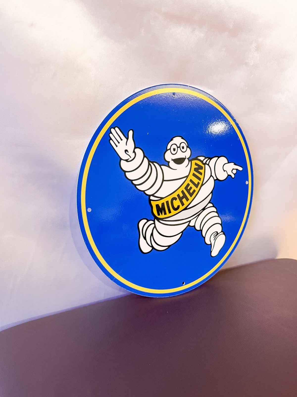 Michelin Bibendum – Iconic Tire Man Vintage Heavy Metal Sign – 30 cm (11.8”)