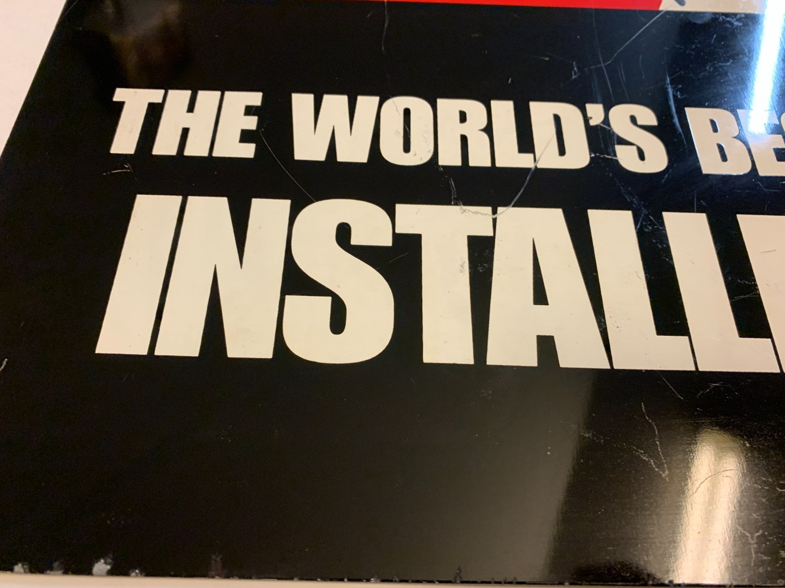 K&N air filter official service center tin sign 18″x24″ Original 70’s – 80’s
