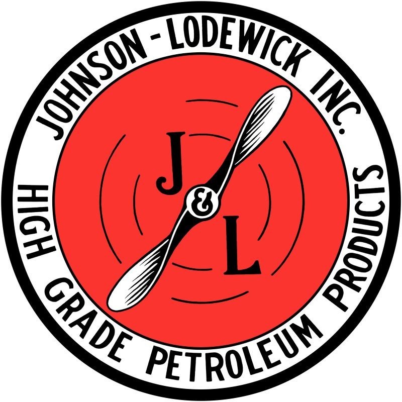 JOHNSON LODEWICK High Grade Petroleum Products NEW METAL SIGN: 12″ Dia. Round