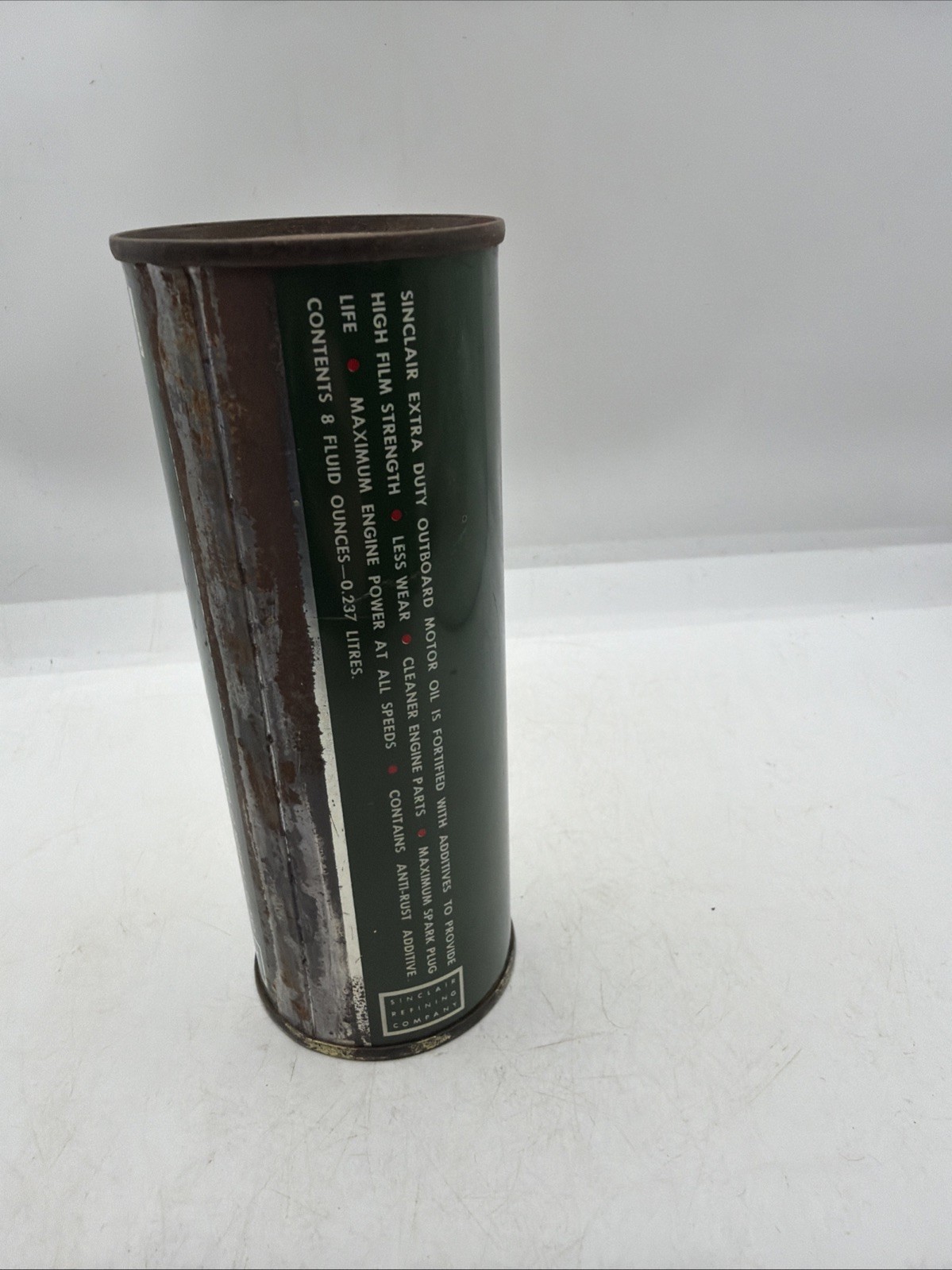 Vintage Sinclair Motor Oil Outboard Marina SEALED GAS OIL SIGN