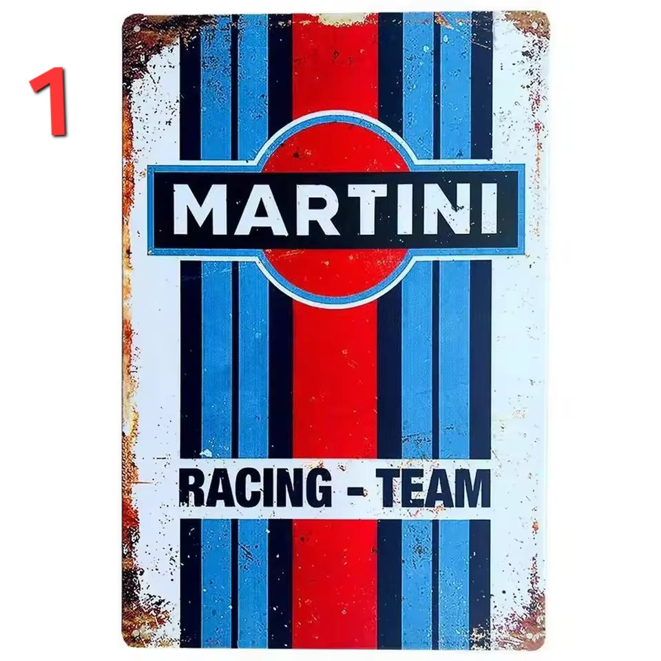 Vintage-Style Motor Oil Gas Signs – Esso STP Iron Painting Plaques Decor 20×30cm