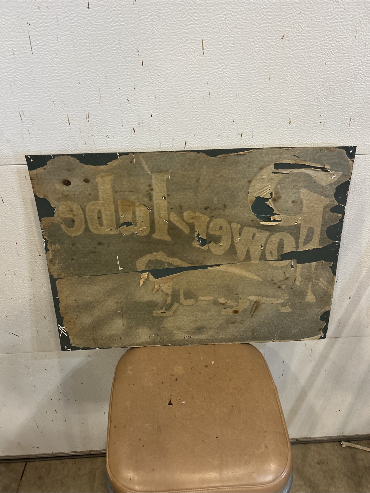 AAA Powerlube motor oil sign