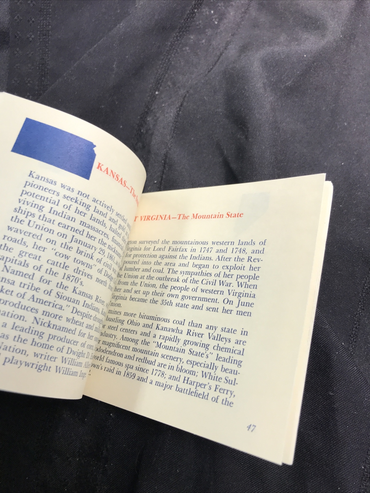 1969 Booklet ”States of the Union” by Shell Oil Co. Western Publishing Co.nice