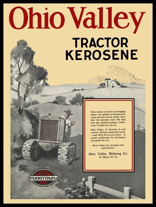 1925 OhiO Valley Refining Co. St. Marys, WV NEW METAL SIGN: 12×16 Ships Free