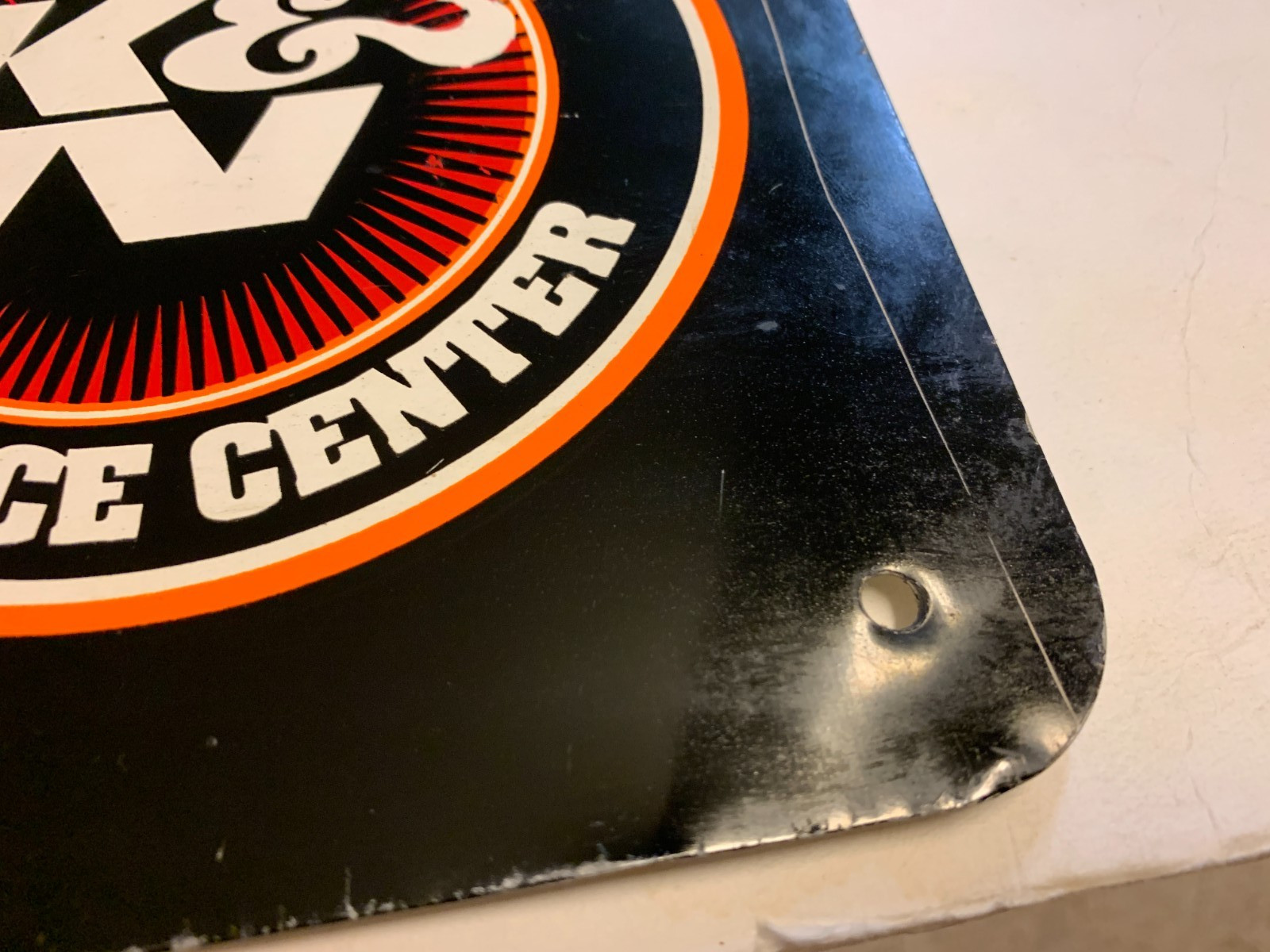 K&N air filter official service center tin sign 18″x24″ Original 70’s – 80’s