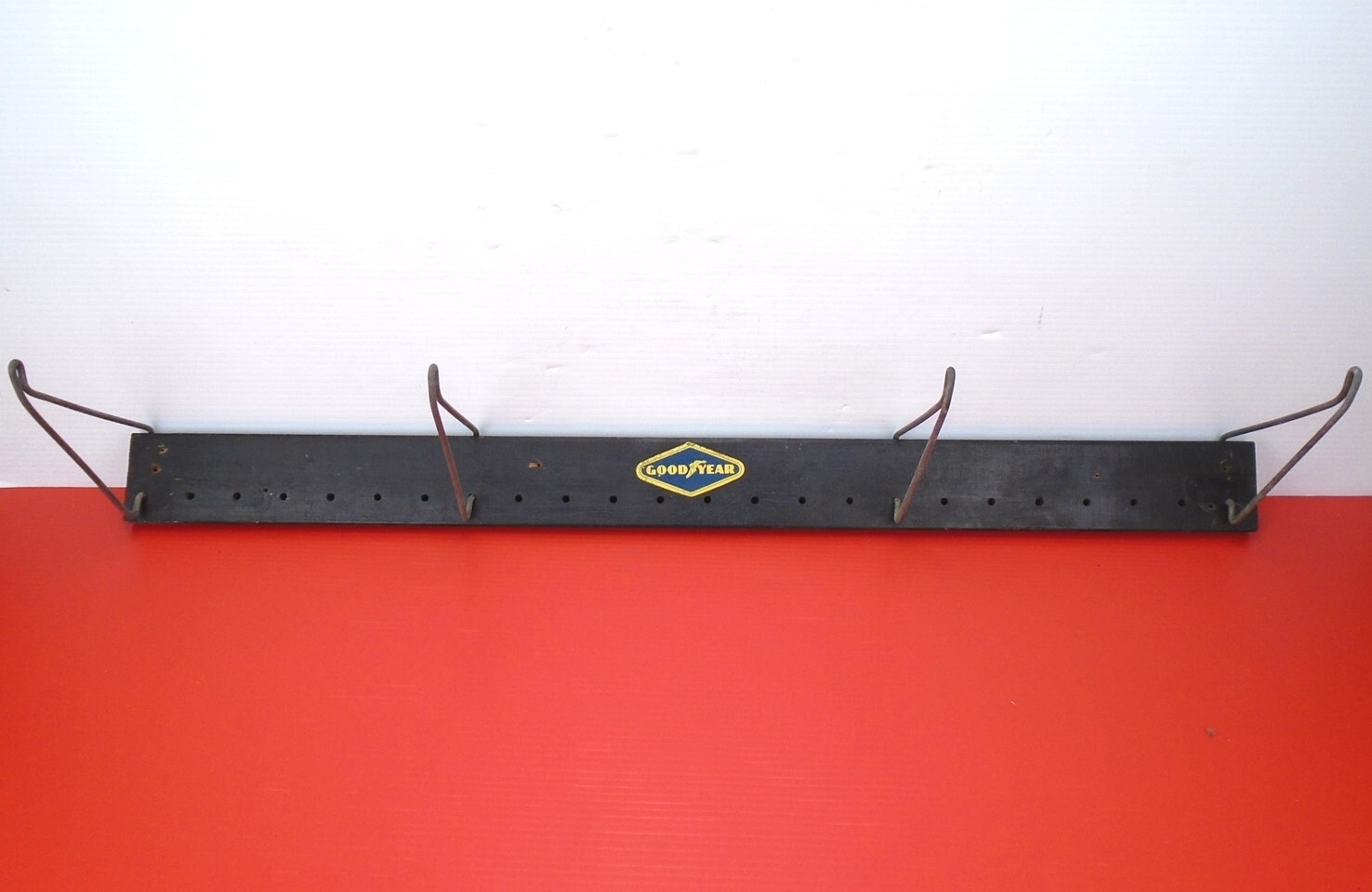 Vintage 1940’s GOODYEAR Fan Belt SHOP or STORE DISPLAY with 4-7″ HANGING HOOKS