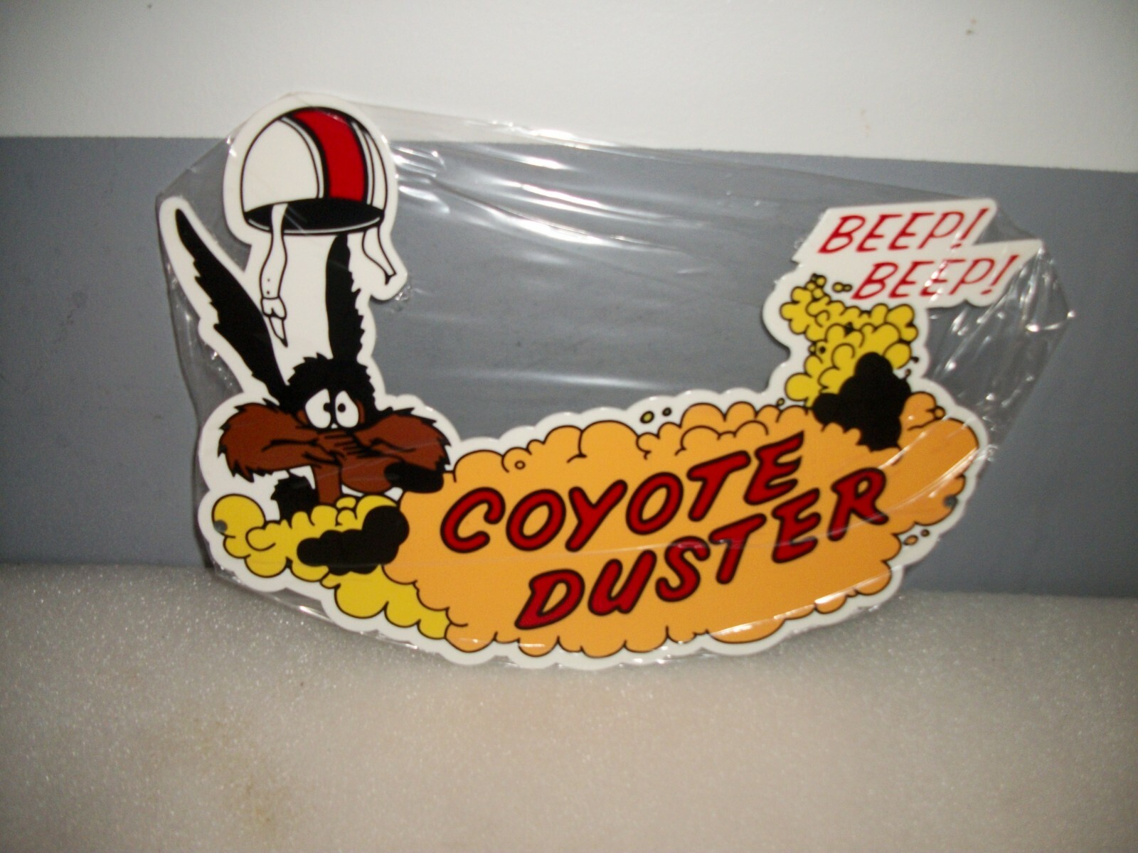 PLYMOUTH COYOTE DUSTER 12″ METAL CAR GAS OIL SIGN
