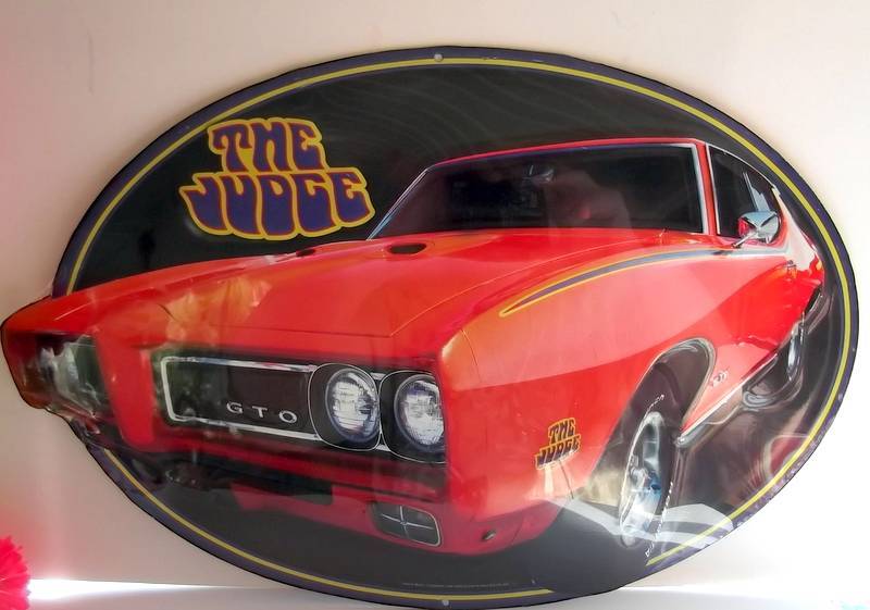 THE JUDGE PONTIAC GTO 10″ x 15″ Home Decor, Gasoline Man Cave