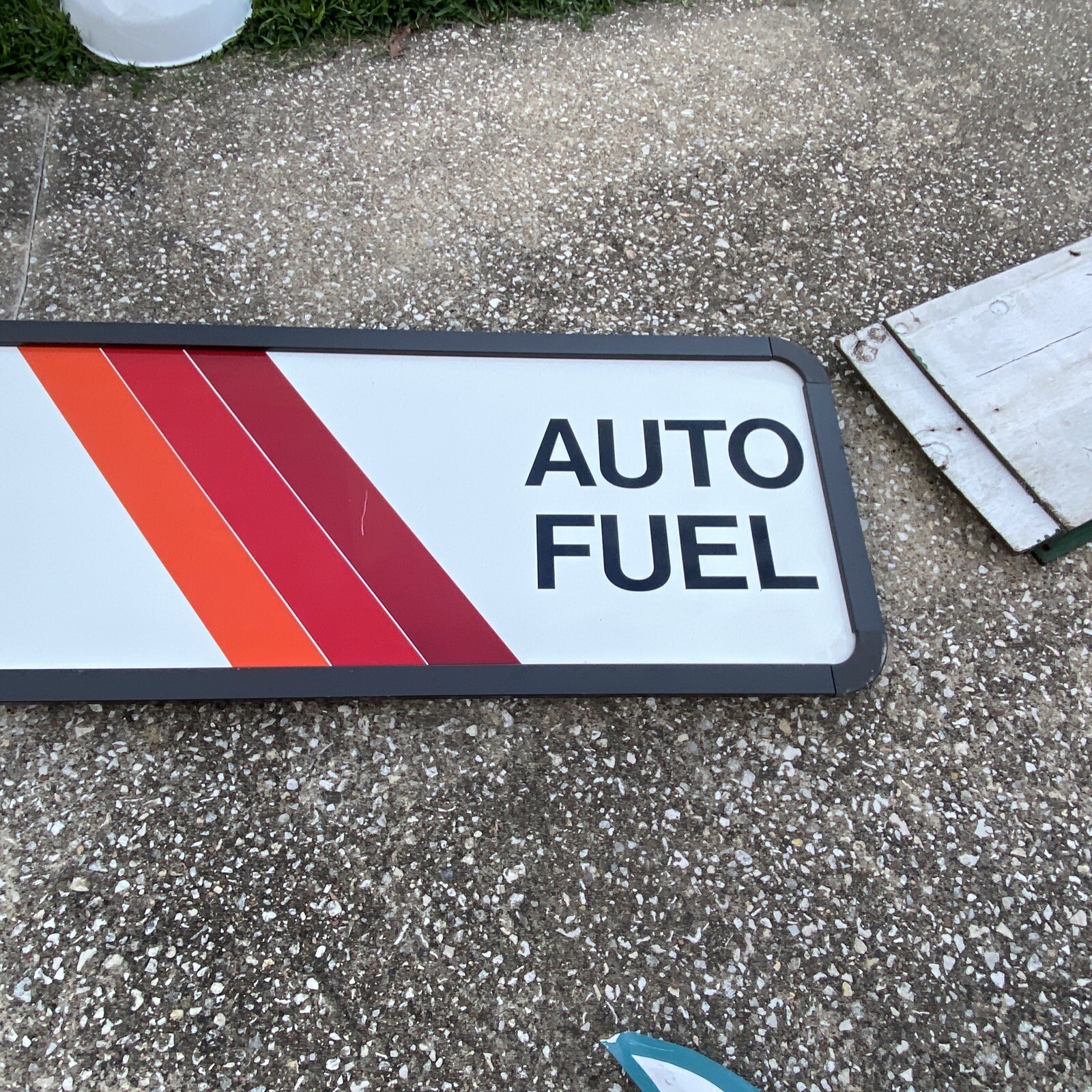 CITGO AUTO FUEL GAS STATION Gas PUMP METAL ADVERTISING SIGN 73.5” X 25”