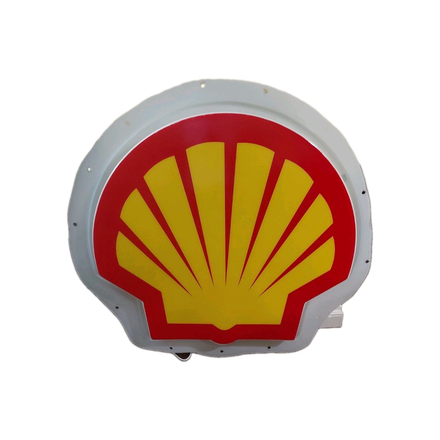 Vintage 80s Shell Gas Station Double Sided Light Up Sign Very Rare!