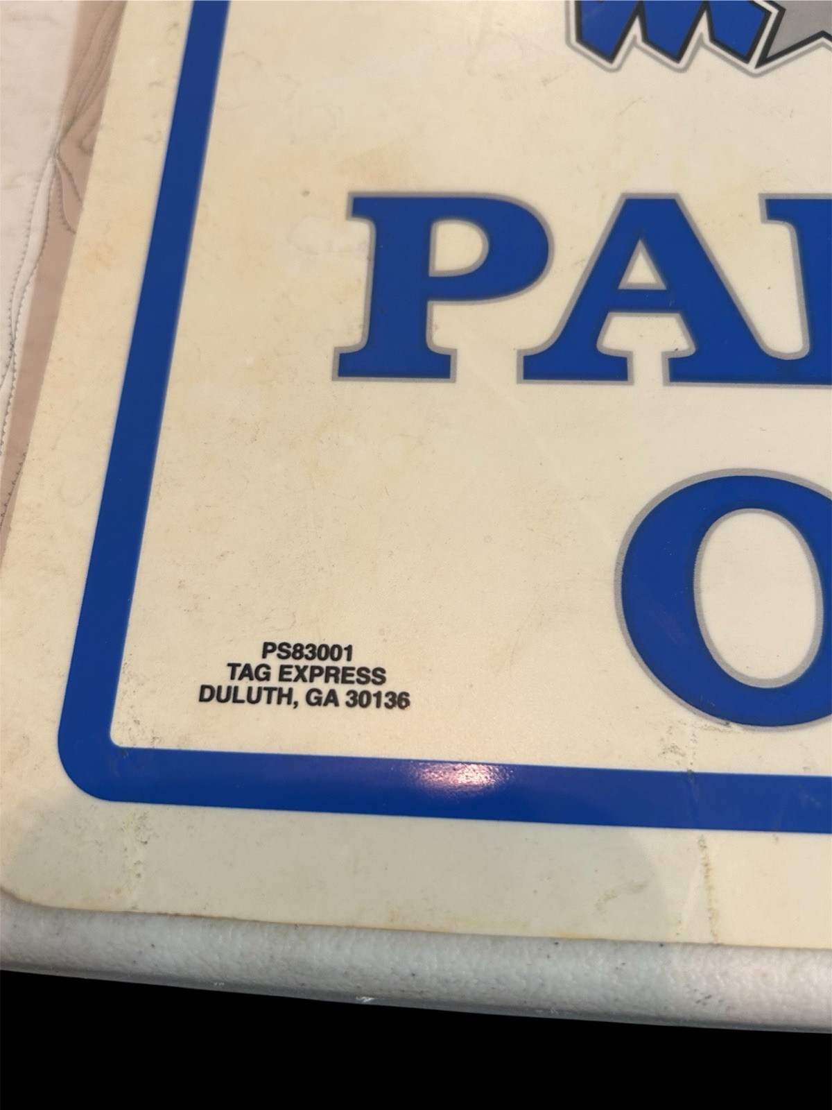 Magic Fans Orlando Magic Parking Only Sign NBA Vintage Garage Room Sign READ