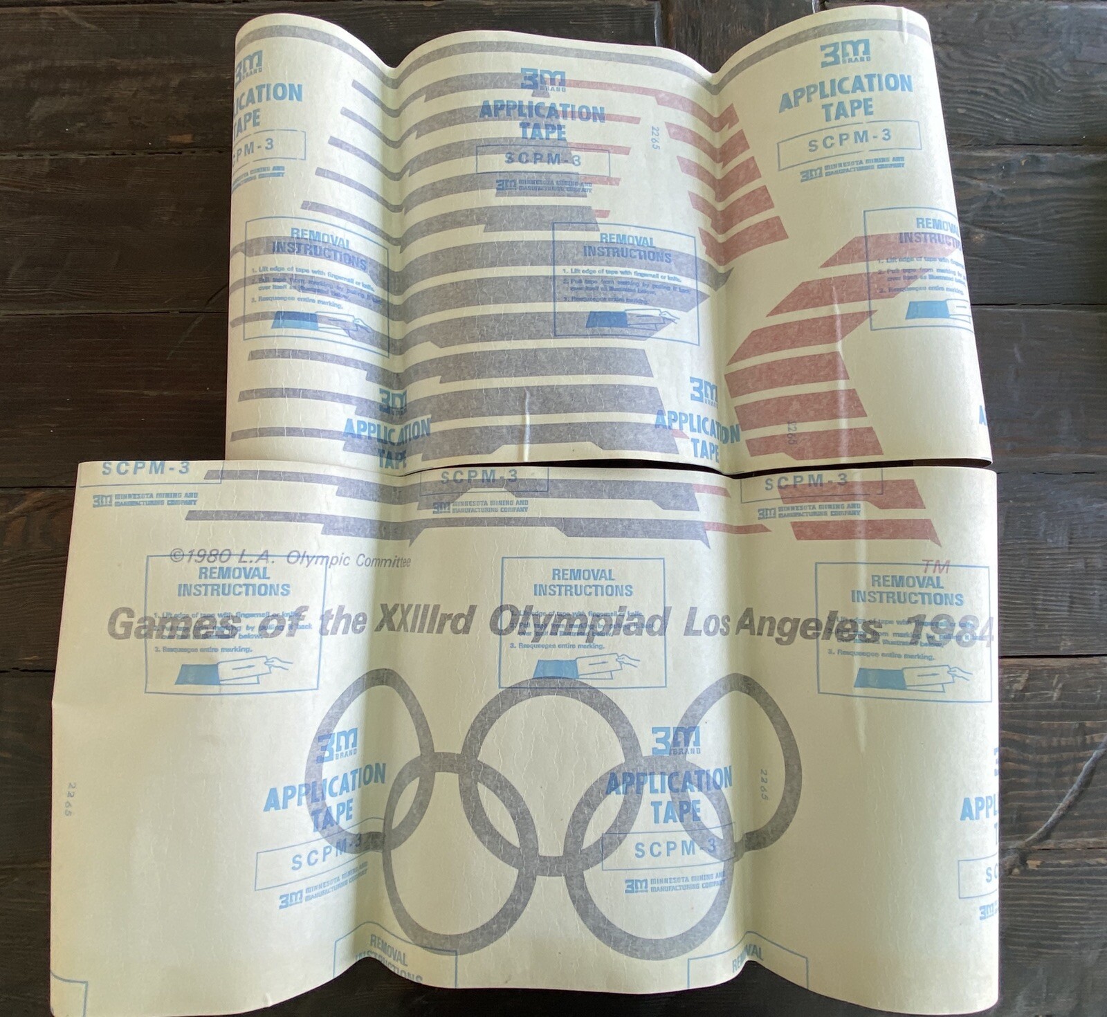 1984 ARCO Advertising Sticker Games of the XXIIIrd Olympia Los Angeles 36″ x 40″