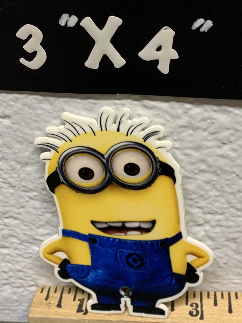MINION Heavy Gauge Metal Magnet Cartoon Character TV Show Comics Gas Oil Sign