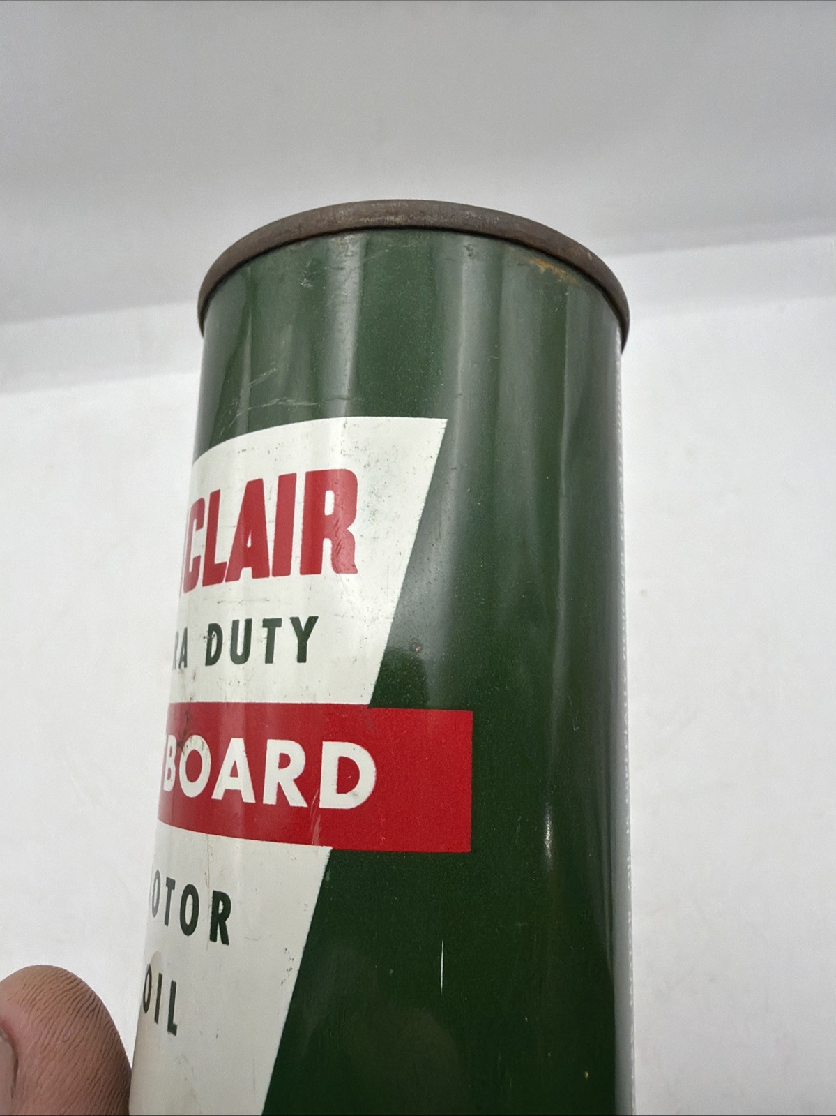 Vintage Sinclair Motor Oil Outboard Marina SEALED GAS OIL SIGN