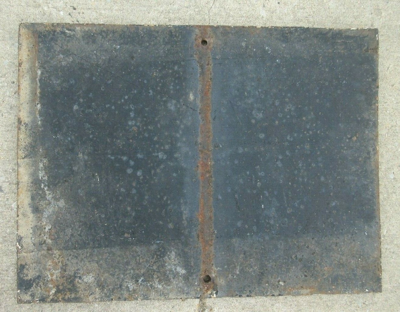 1890s Cast Iron Street Sign New Jersey Garden State Cohansey Hancocks Bridge