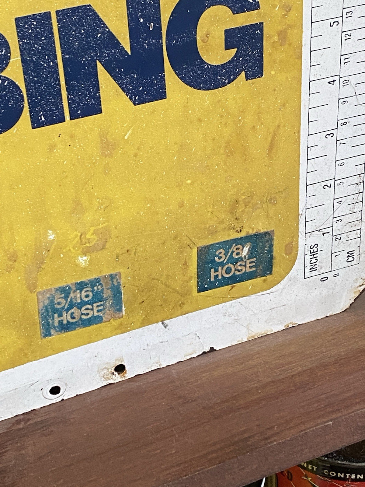 Old ANCO Auto Parts Sign Original Gas Station Ad Motor Oil Can Antique Mobil DX
