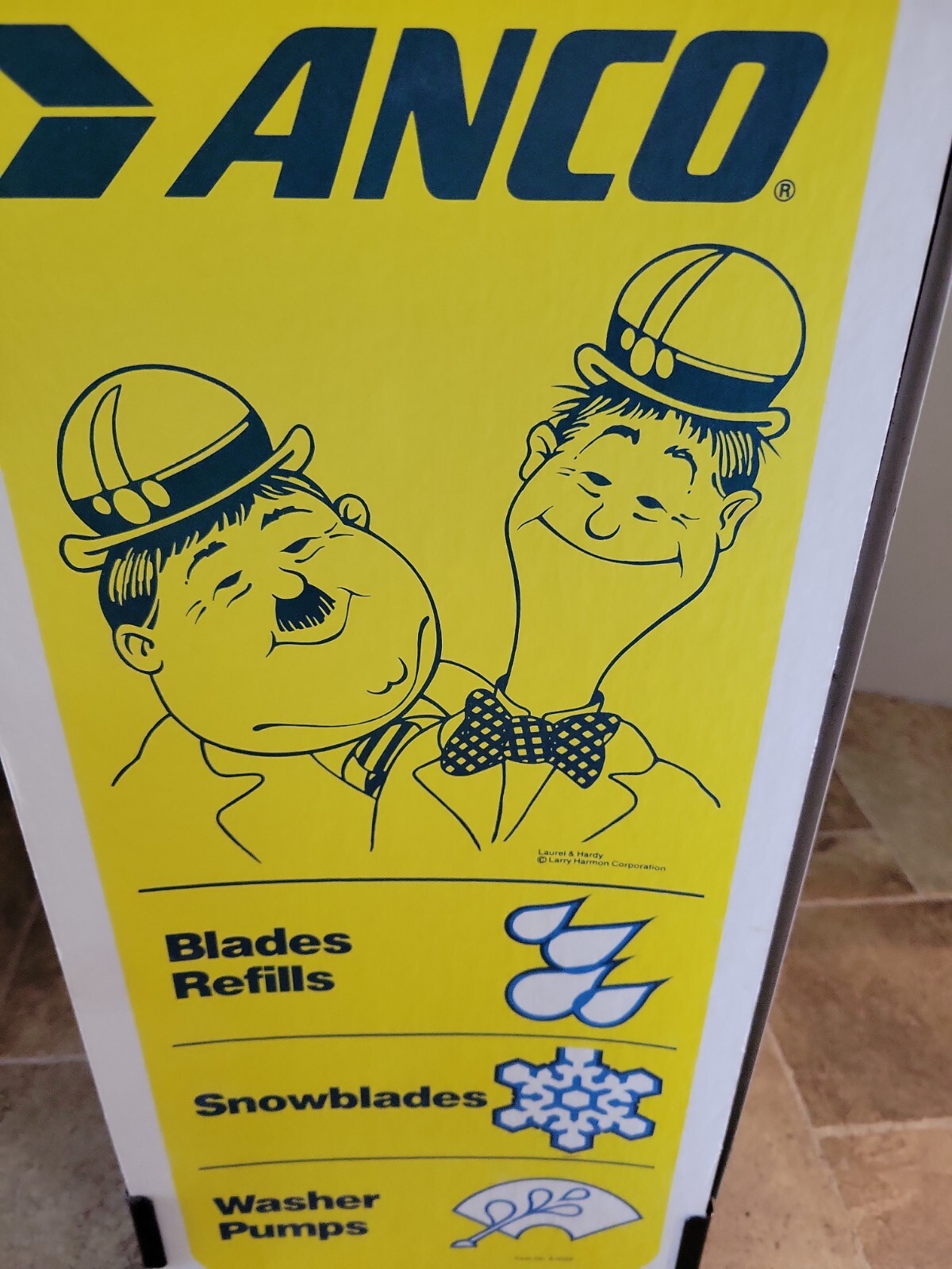 anco wiper blades Laurel & hardy British dealership Gas Station Oil Automotive