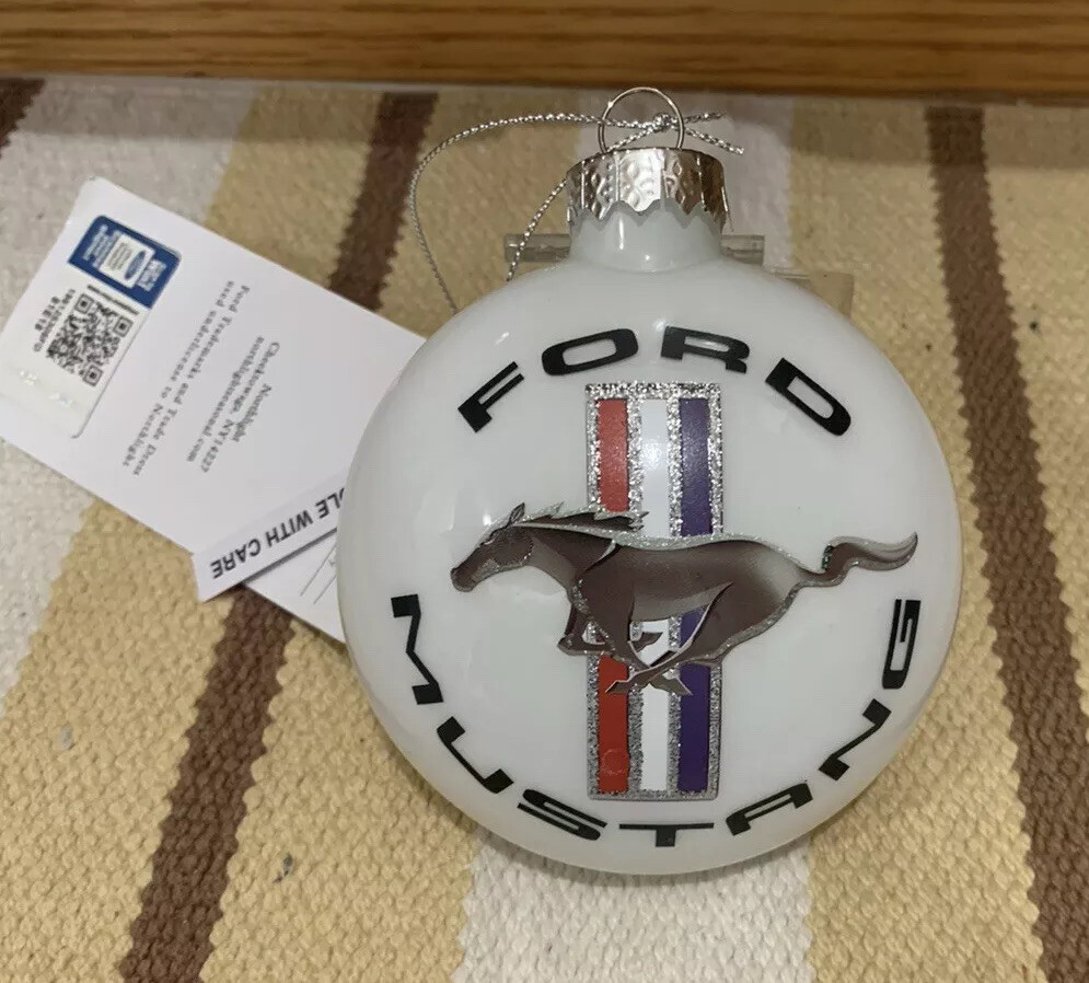 Ford Mustang Christmas Tree Ornament Shelby 5.0 Parts Sign Tools Oil Gas Truck