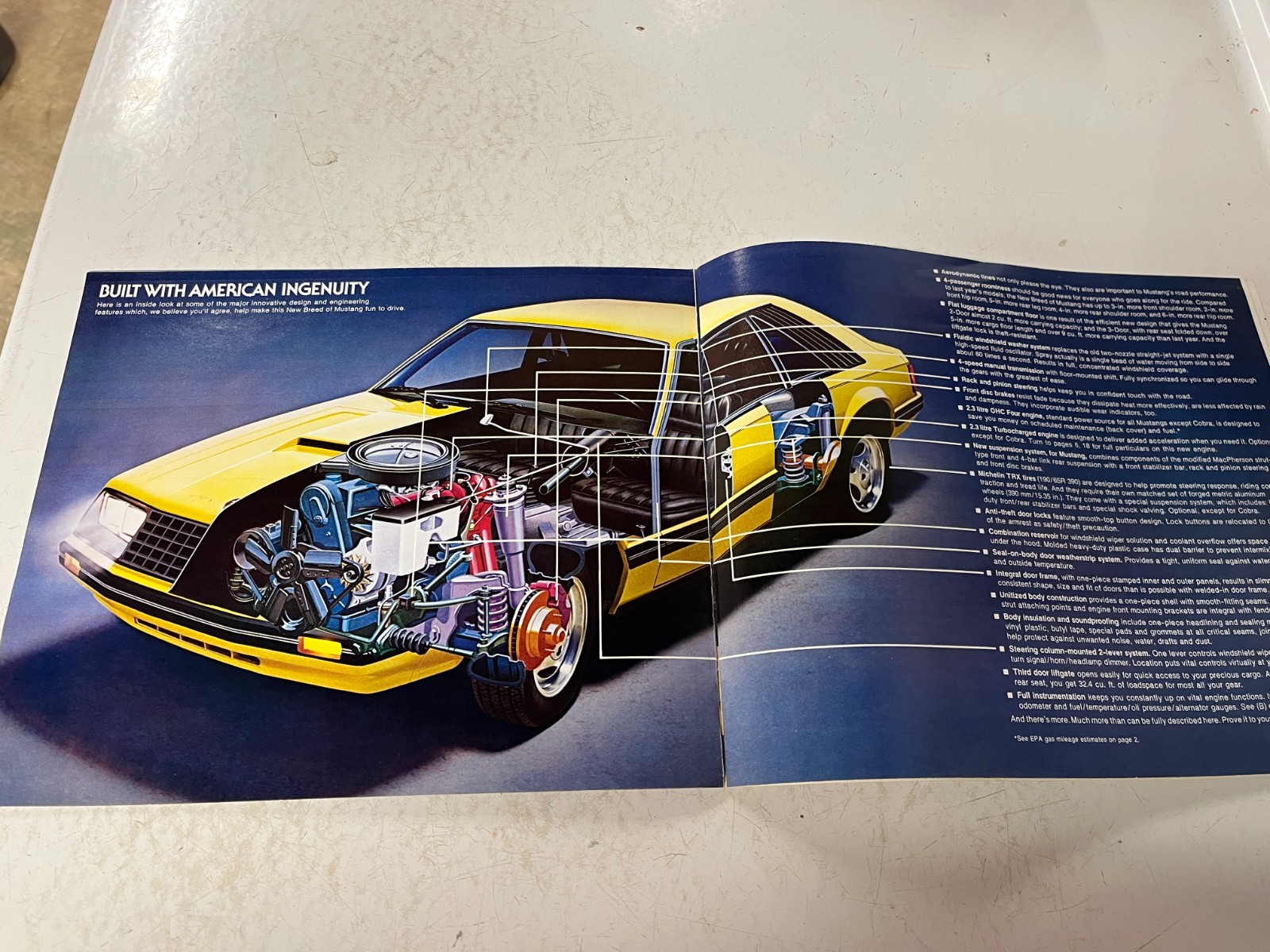 1979 Ford Mustang dealership Promo Booklet “A Whole New Breed” Cobra Ghia ++++++