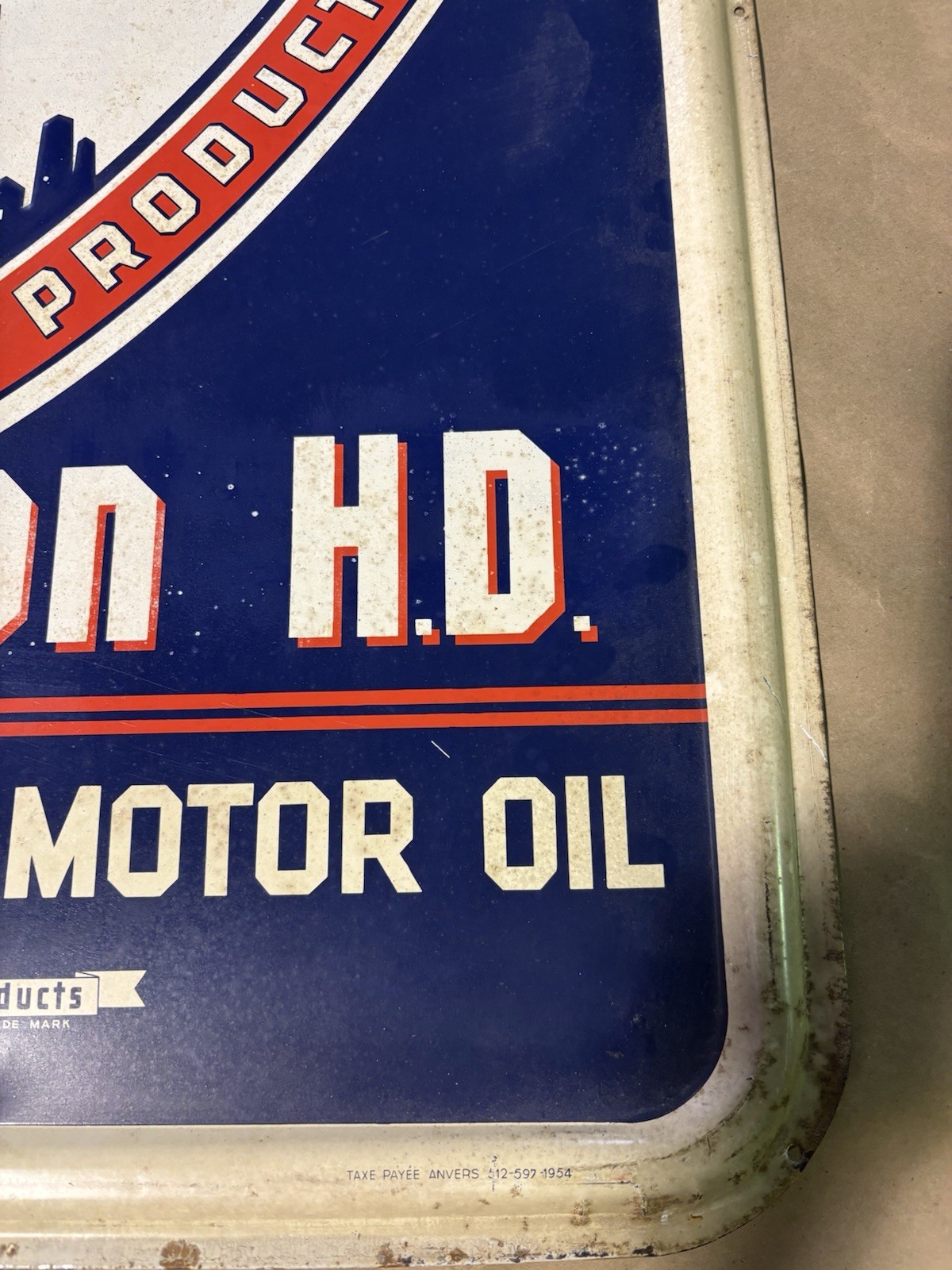 Paragon Oil Sign Original
