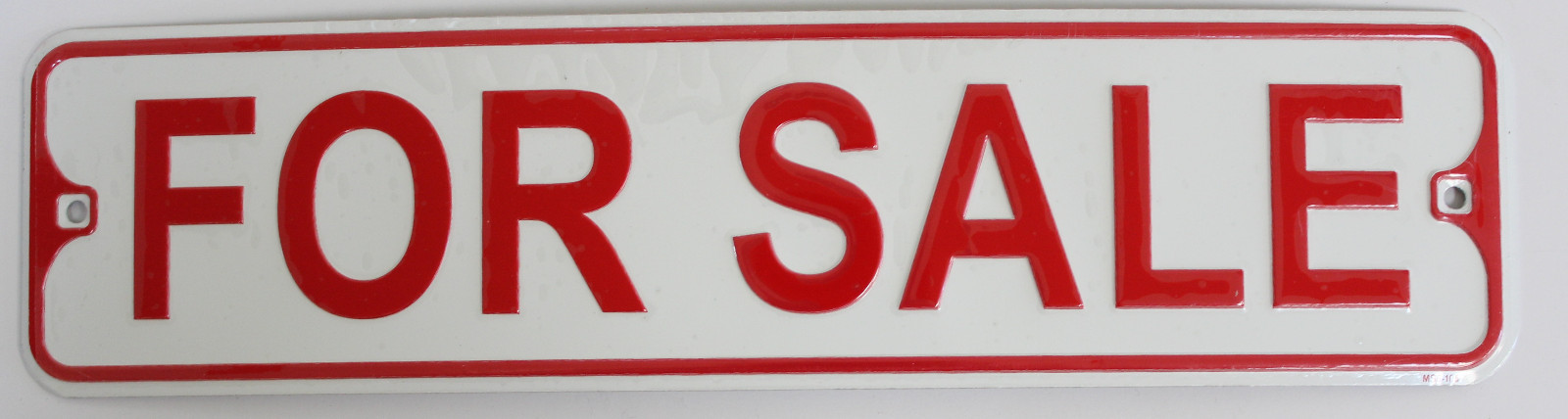 Metal Street Sign Embossed “For Sale” Home and Room Decor 3″ x 11.5″