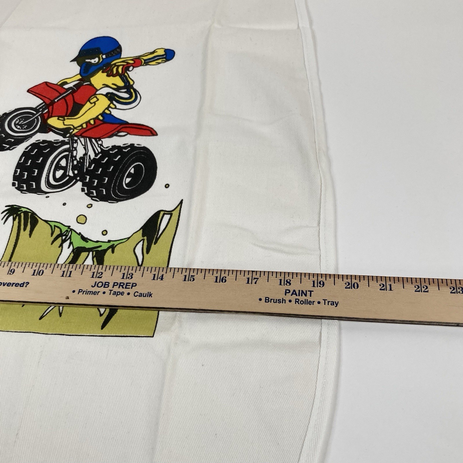 Vintage ATV Three Wheeler Track Canvas Banner Fun Bikes Sondervig Track 47×19