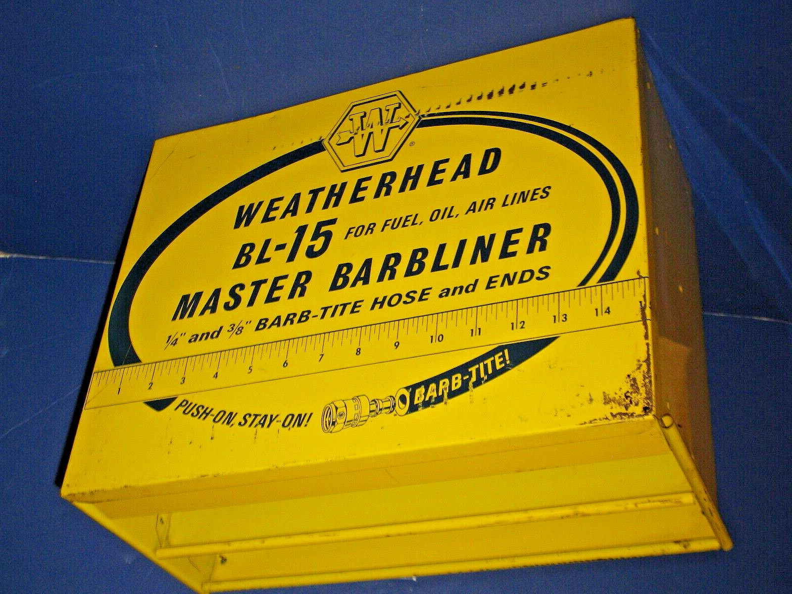 WEATHERHEAD – VINTAGE 20 SLOT + 2 COMPARTMENT ADVERTISING PARTS AUTO GAS OIL