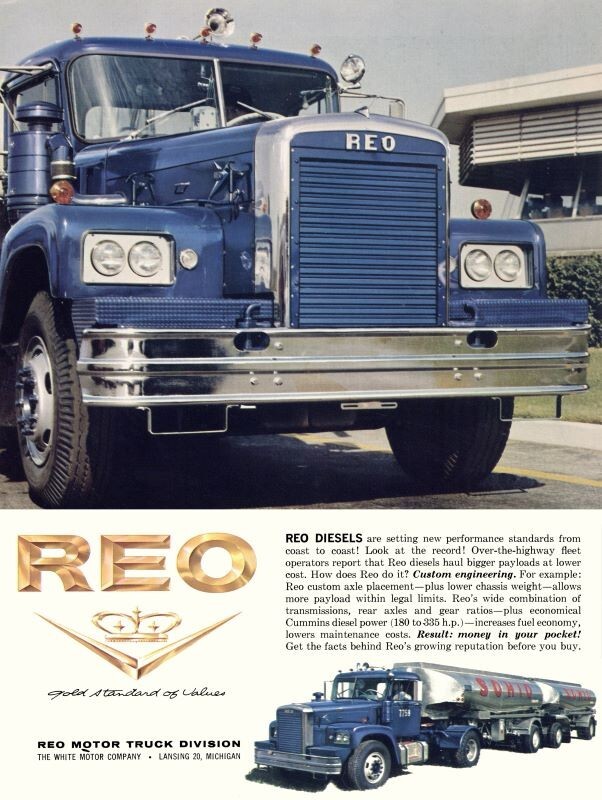 1962 REO Diesel Truck, SOHIO Tanker NEW METAL SIGN: 9 x 12″ & Free Shipping