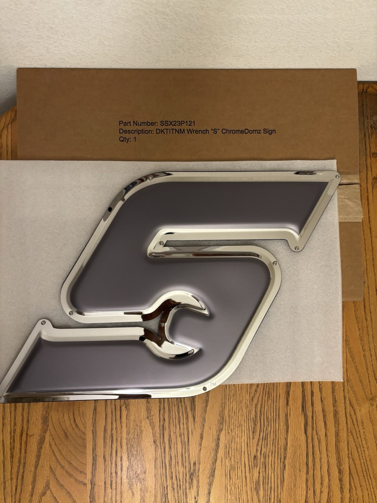 SNAP-ON TOOLS METAL DARK TITANIUM SIGN SSX23P121 NEW 22”X15”