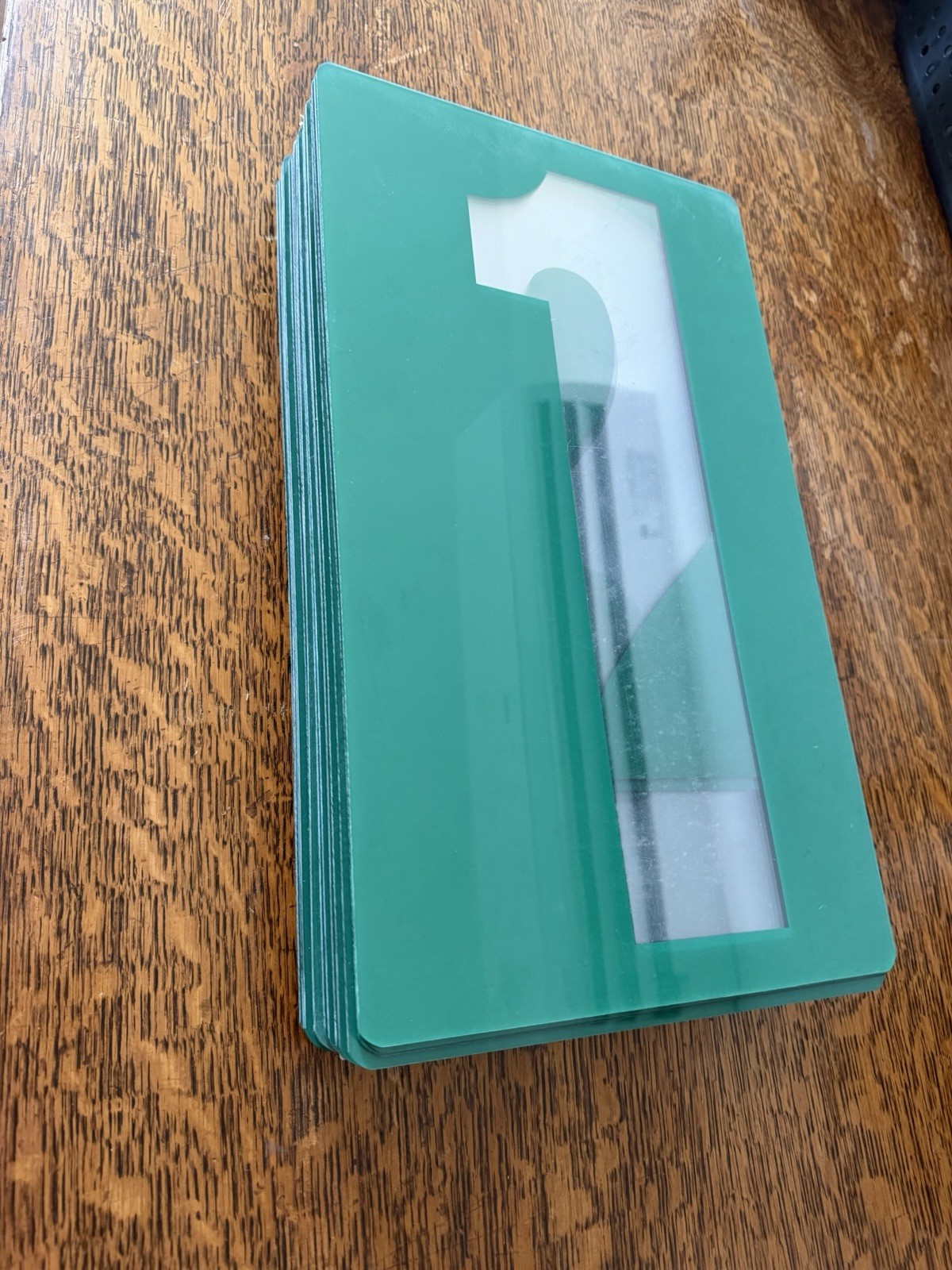 Gas Station Price Sign Numbers 38pc Acrylic Plastic Plexi Glass 17” x 10” Green