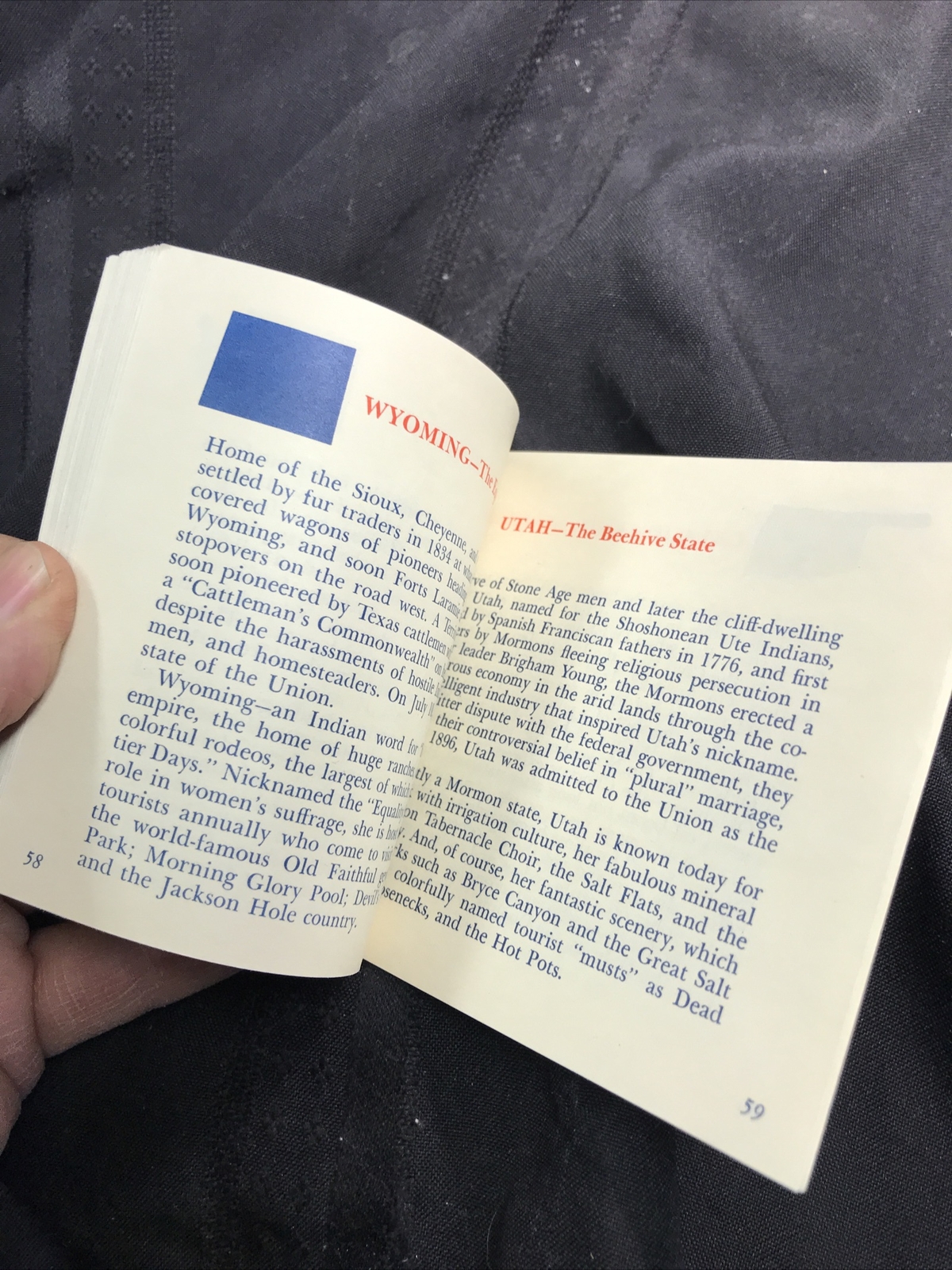 1969 Booklet ”States of the Union” by Shell Oil Co. Western Publishing Co.nice