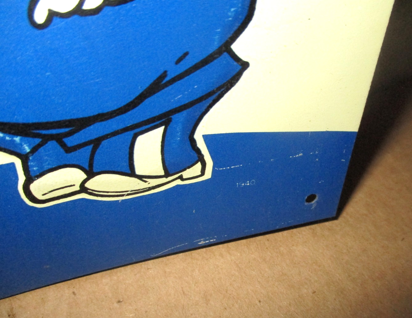 PEPSI-COLA -Shows Two Cops PEPSI & PETER -5c COUNTRY STORE Gas Station 1940 Sign