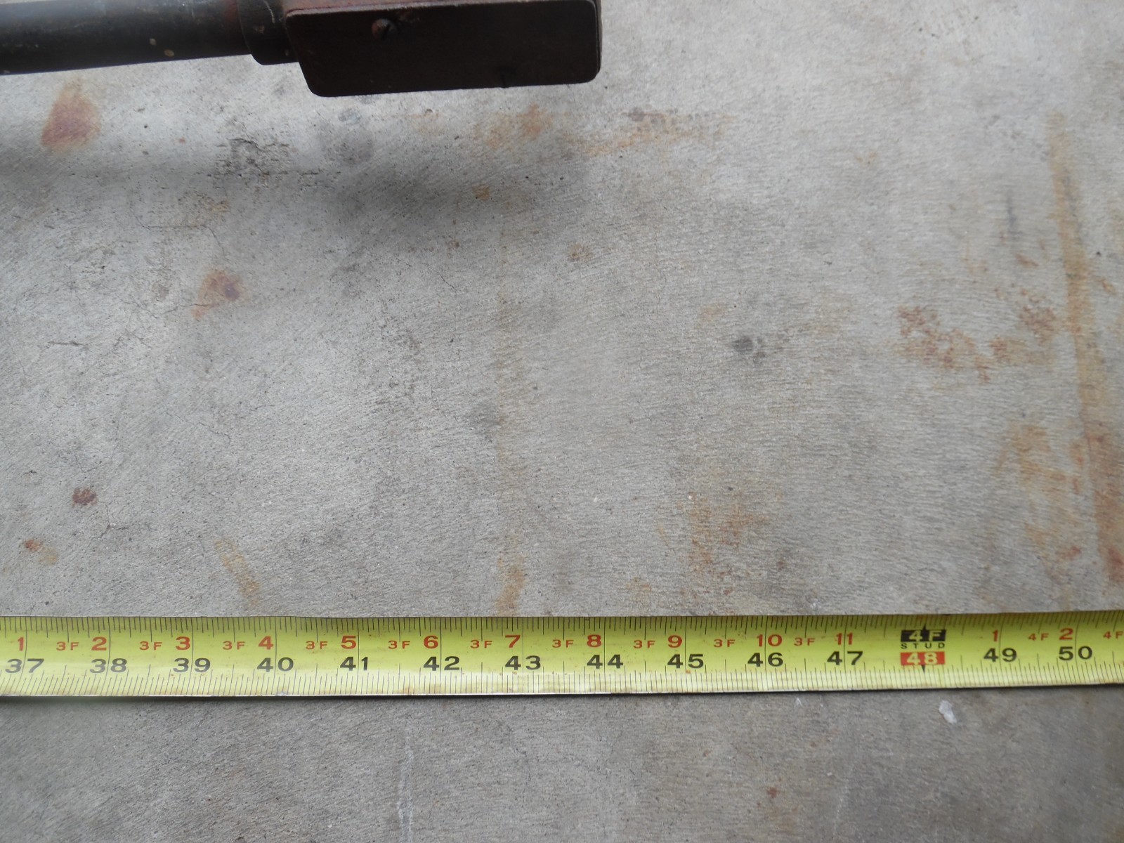 Vtg 44″ Sentinel Wheeler Gooseneck Sign Light Industrial Gas Station Pole