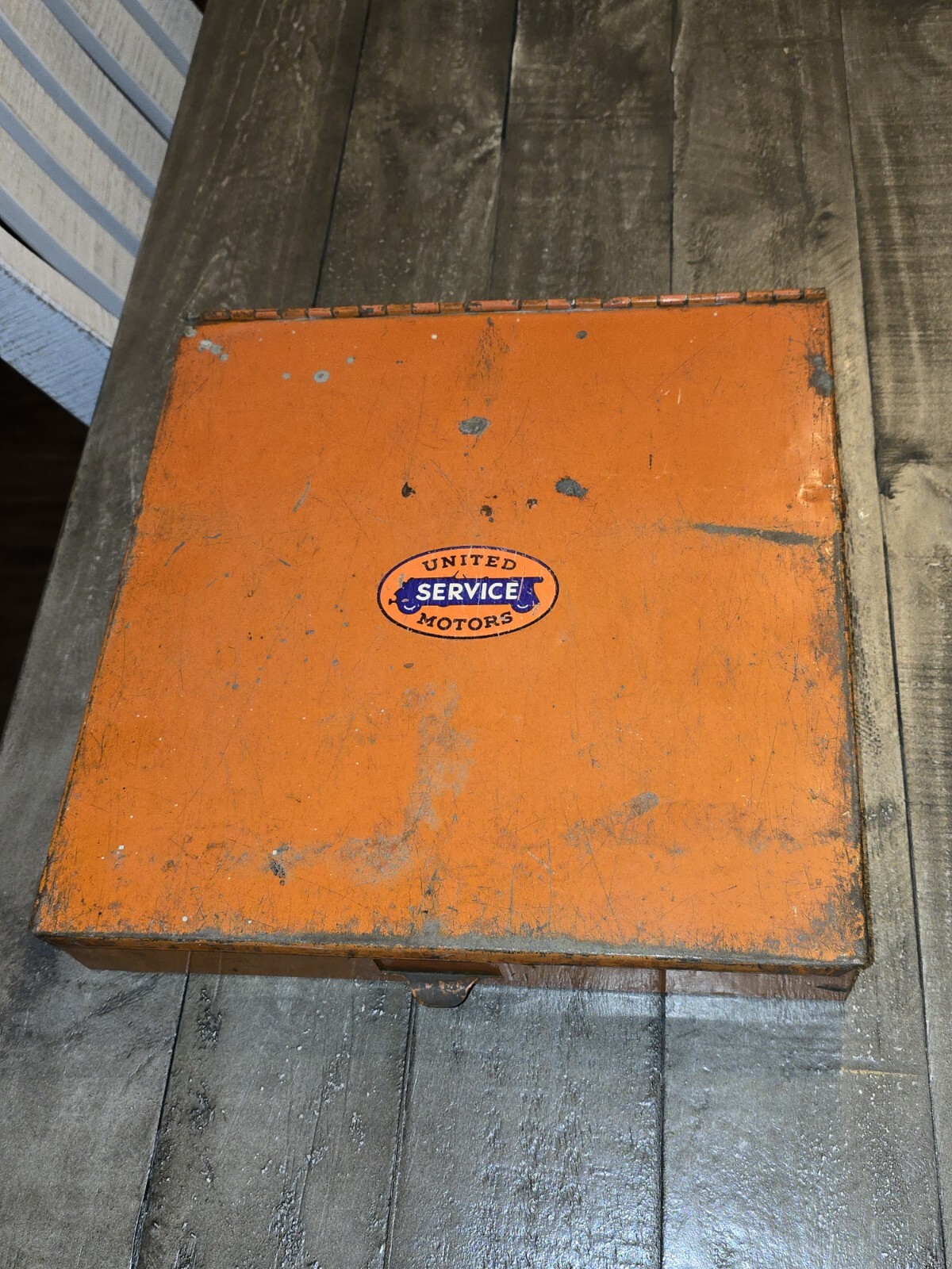 Rare UNITED MOTOR SERVICE PARTS CABINET – Counter Display