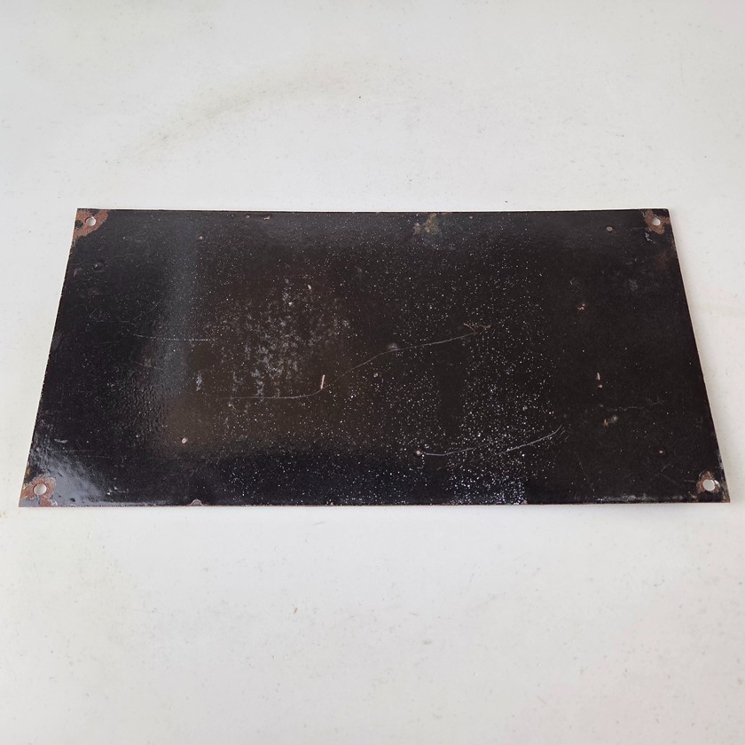 Vintage Greyhound Porcelain Sign – American Bus Line Company Gas Pump Plate Sign