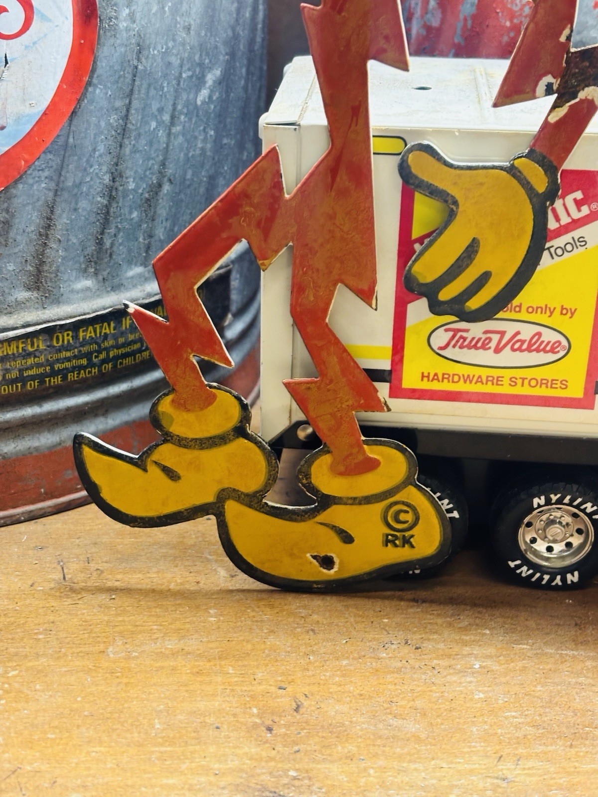 Reddy Kilowatt Porcelain Advertising Sign 12 inches