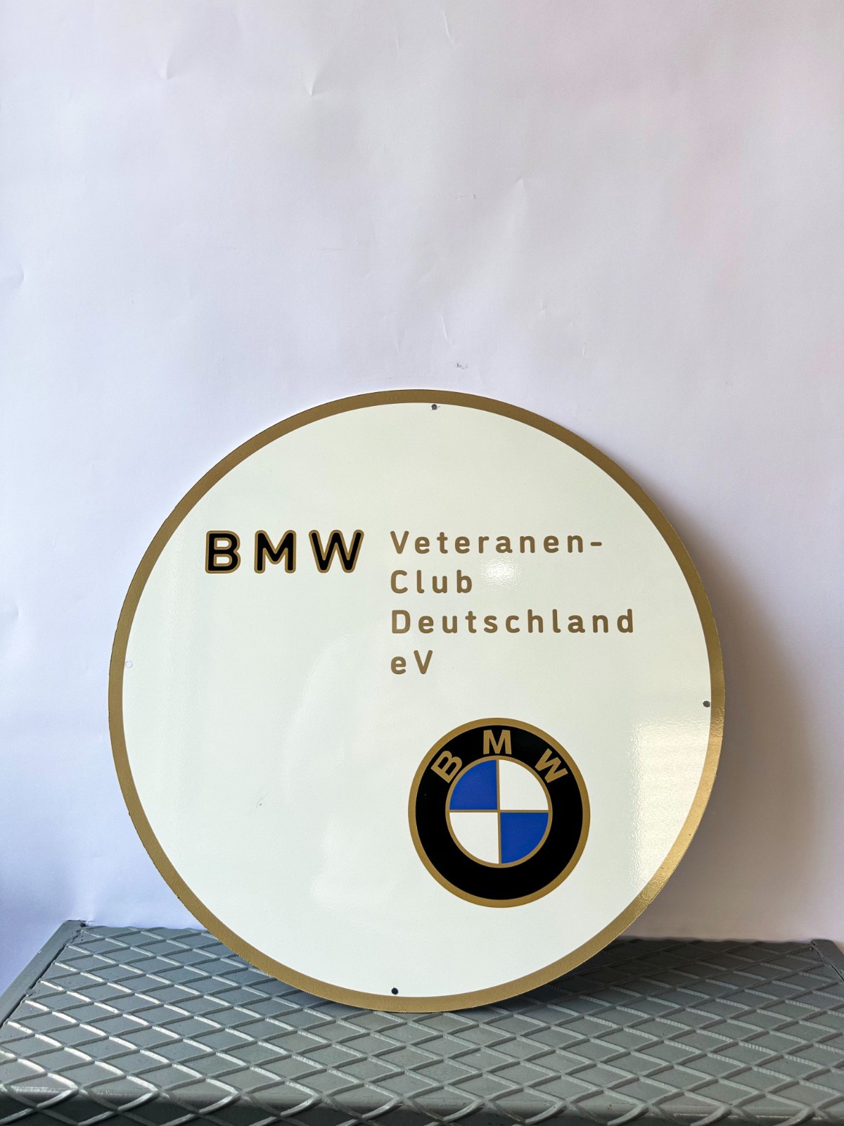 BMW Veteranen Club Deutschland e.V. Sign Official Heritage Emblem Metal Sign