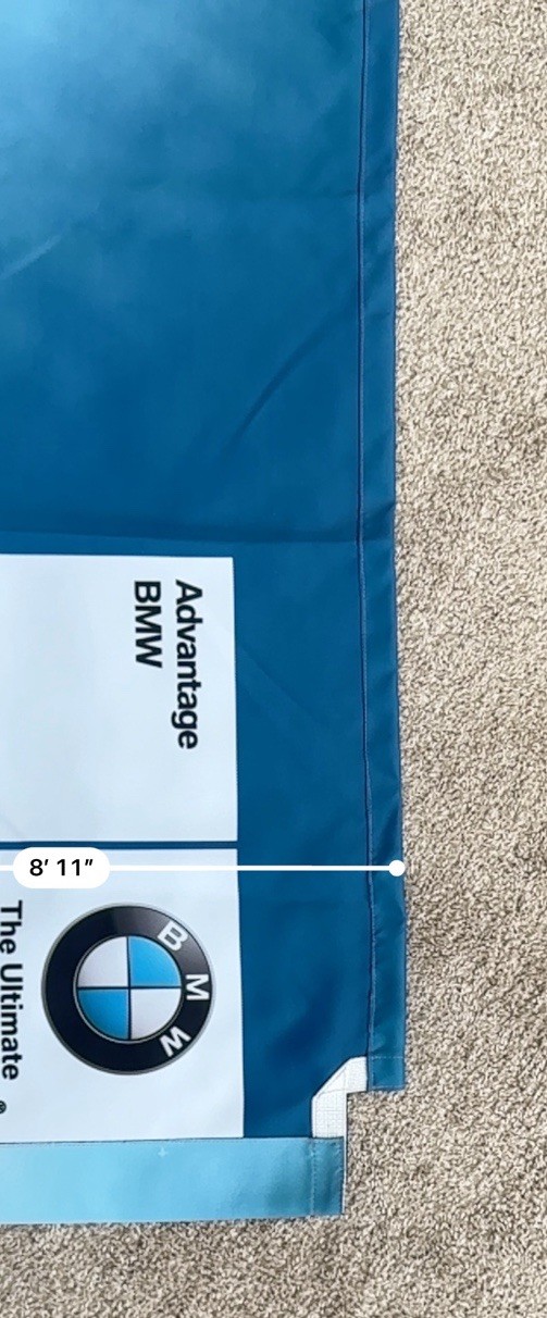 BMW Performance Dealership Promo Banner Canvas Huge Sign Original Accessories