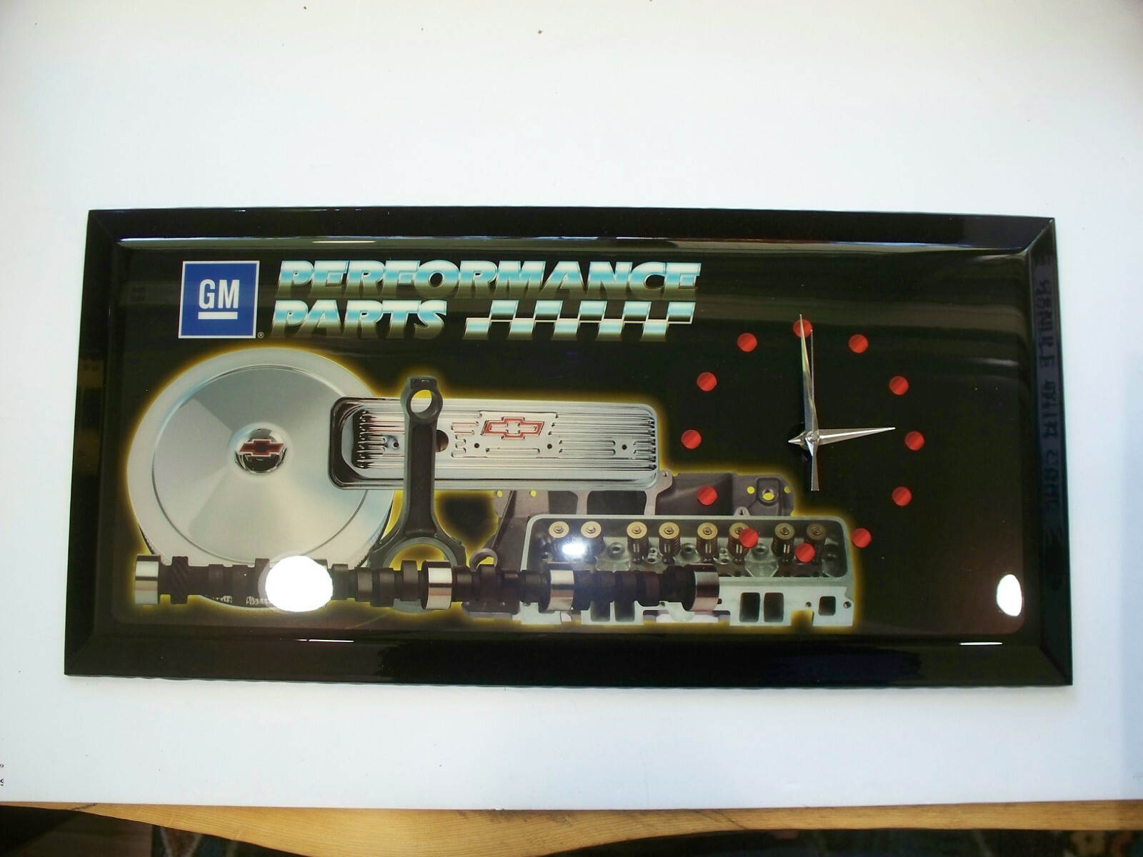 NOS Chevrolet VINTAGE GM PERFORMANCE PARTS SERVICE Dealer CLOCK SIGN Brand New