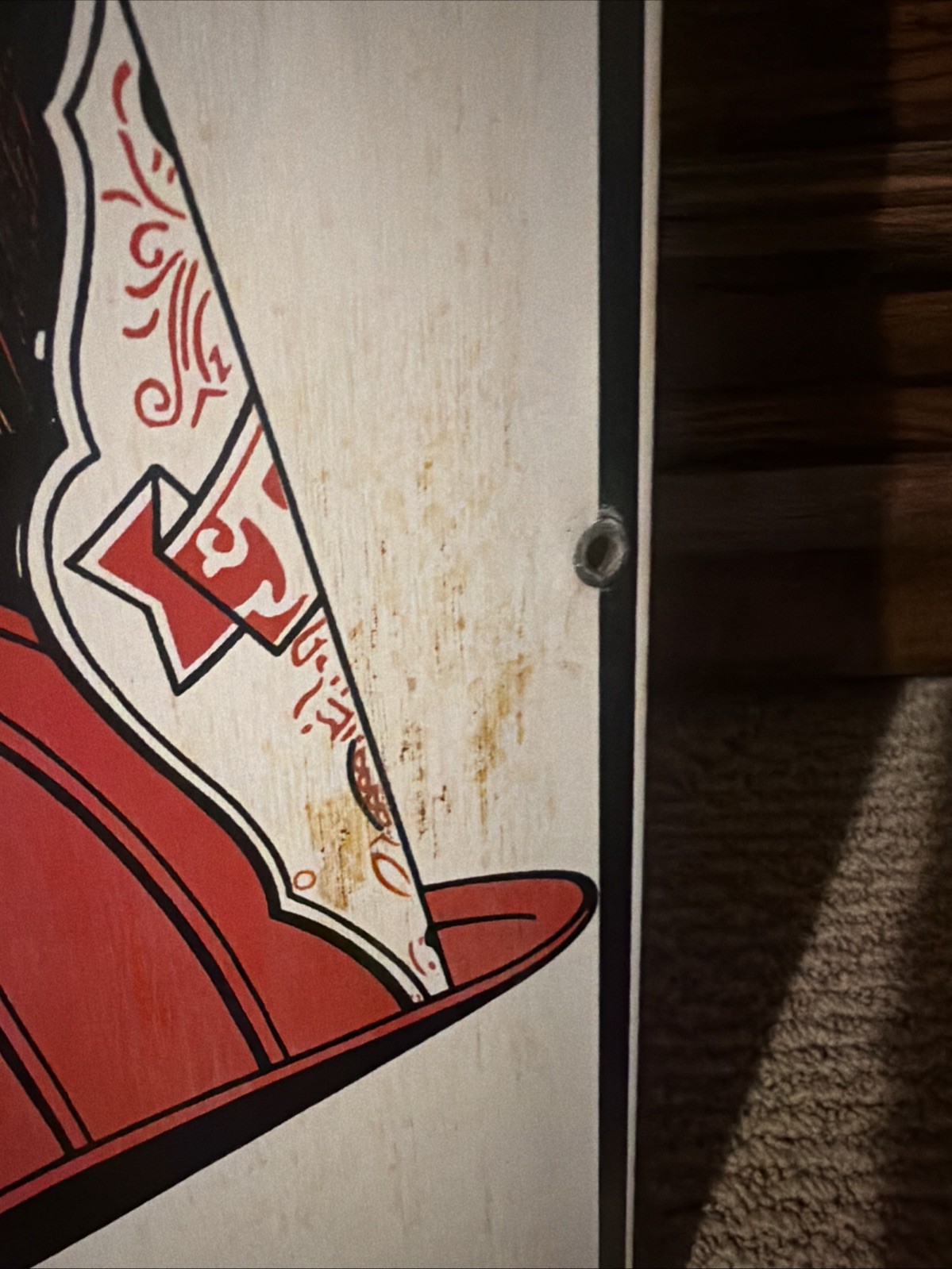 Curved 1940 Fire Chief Texaco Pump Plate Porcelain Gas Oil Sign