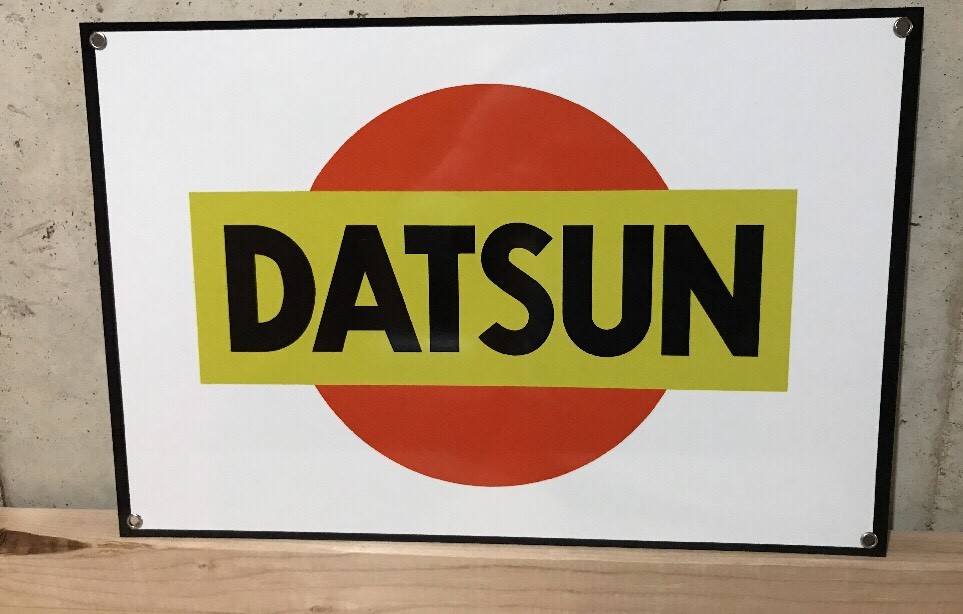 Datsun Racing Vintage Reproduction Garage Sign