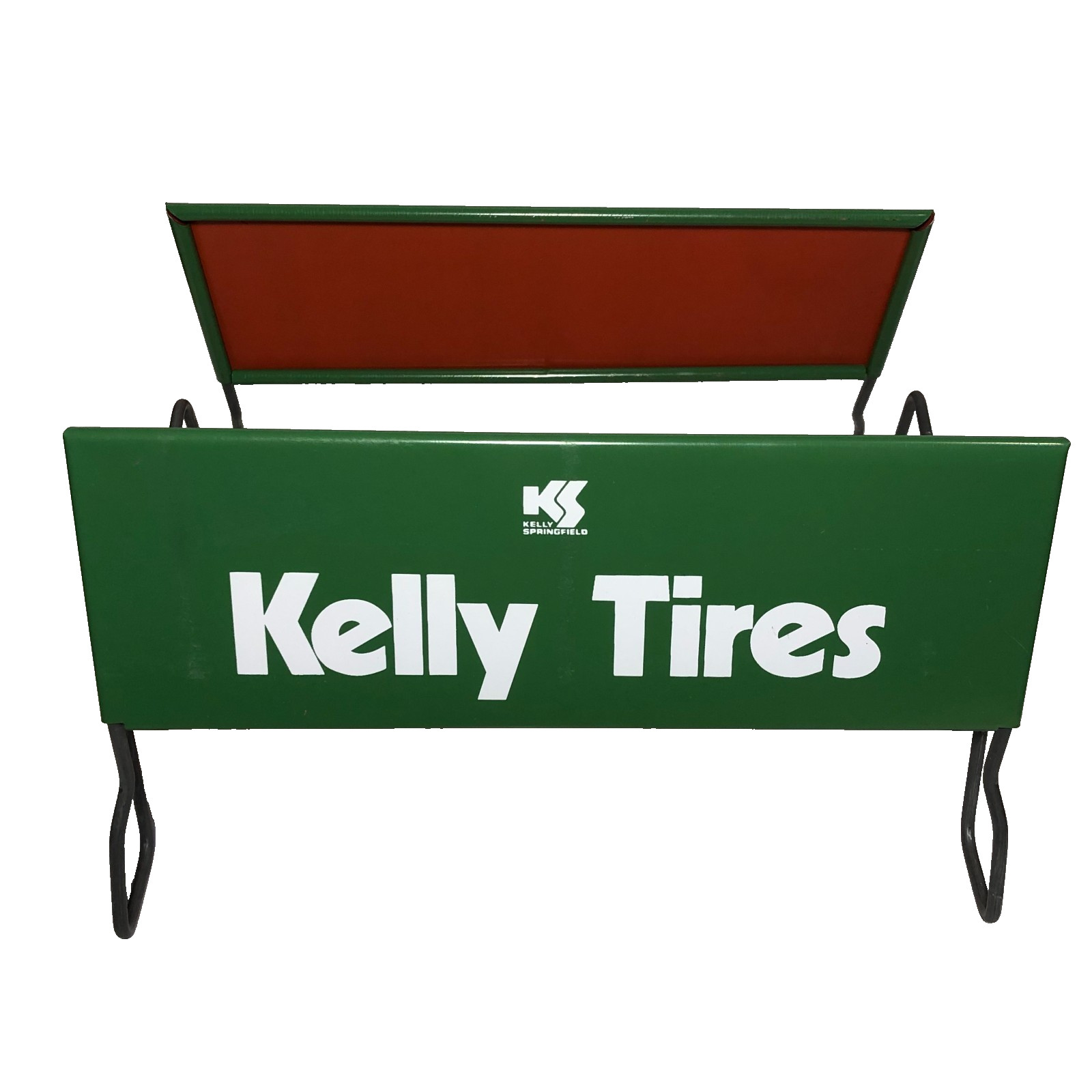 Vintage Kelly Springfield TIRES Tire Stand Display Rack Holder Sign Metal NOS