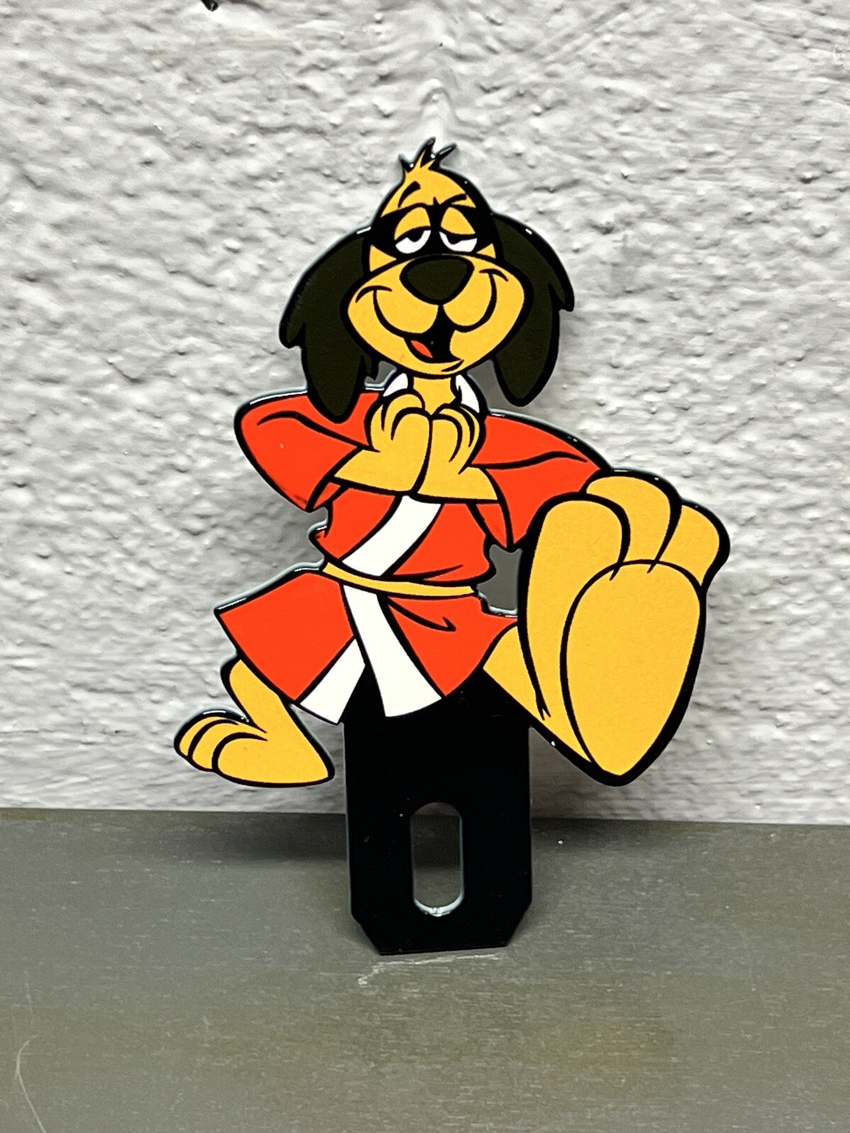Hong Kong Phooey Metal Plate Topper Sign Cartoon Character Kids Movie Gas Oil
