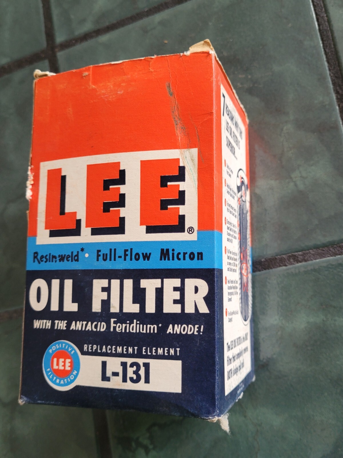 Vintage 1956 1957 GM BELAIR NOMAD oil filter NOS Truck LEE gas oil display