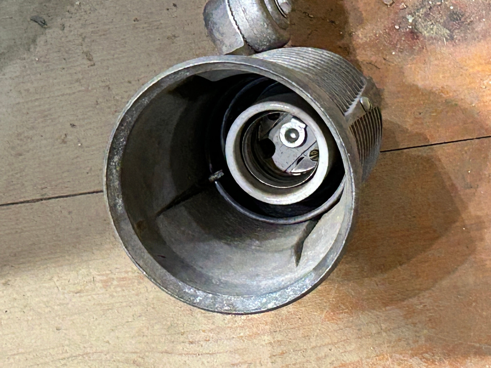 Vintage Industrial Service Station Island Lights – Benjamin – Stonco