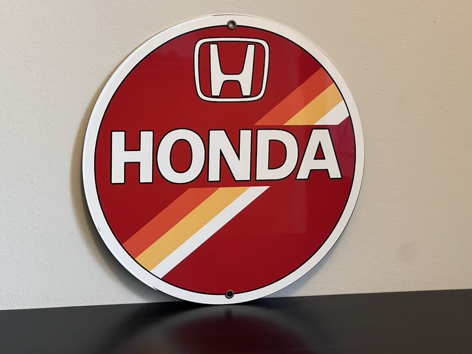Hi Gloss Honda Racing Retro Vintage Style Metal Sign